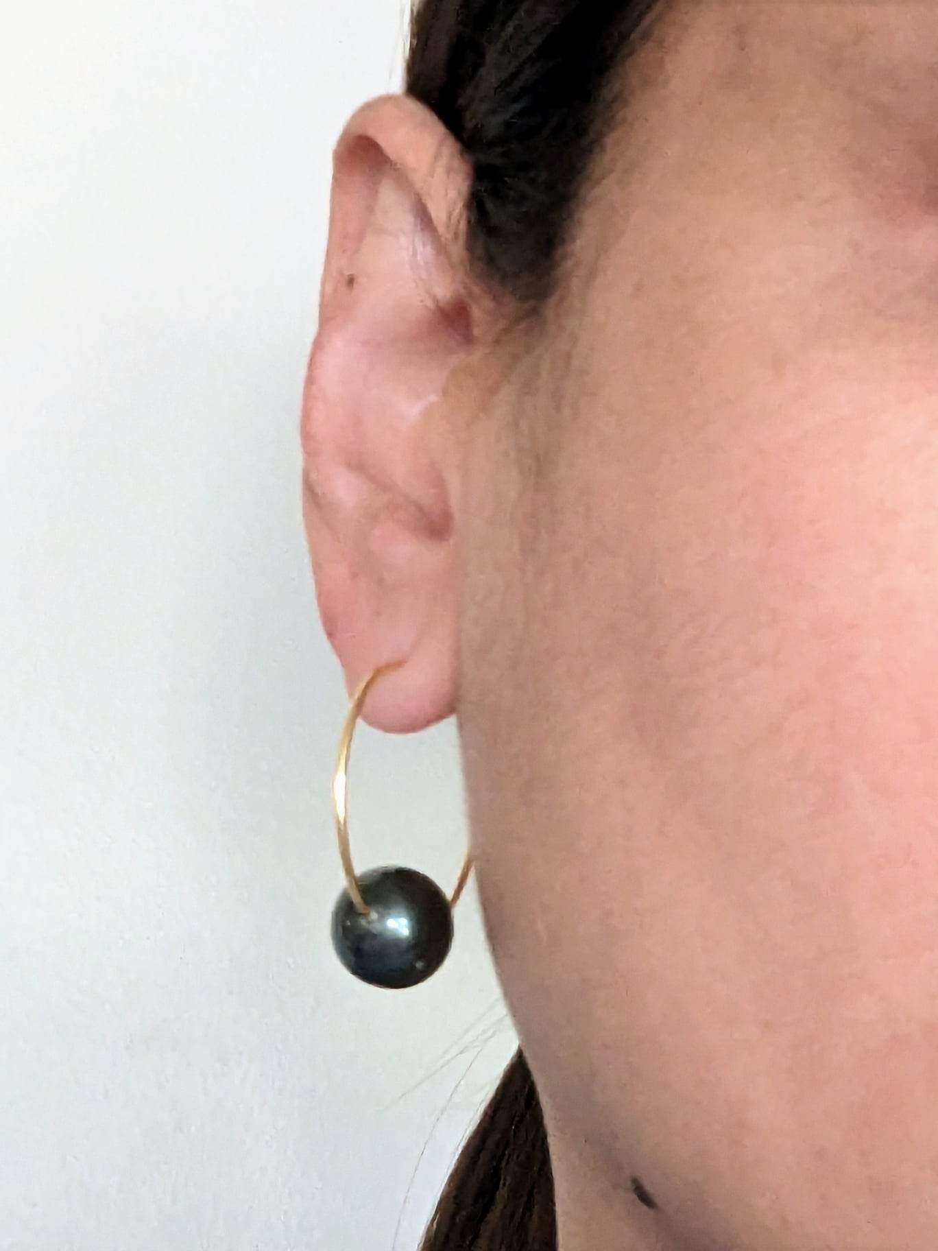 Ilonah South Sea Pearl Hoop Earrings