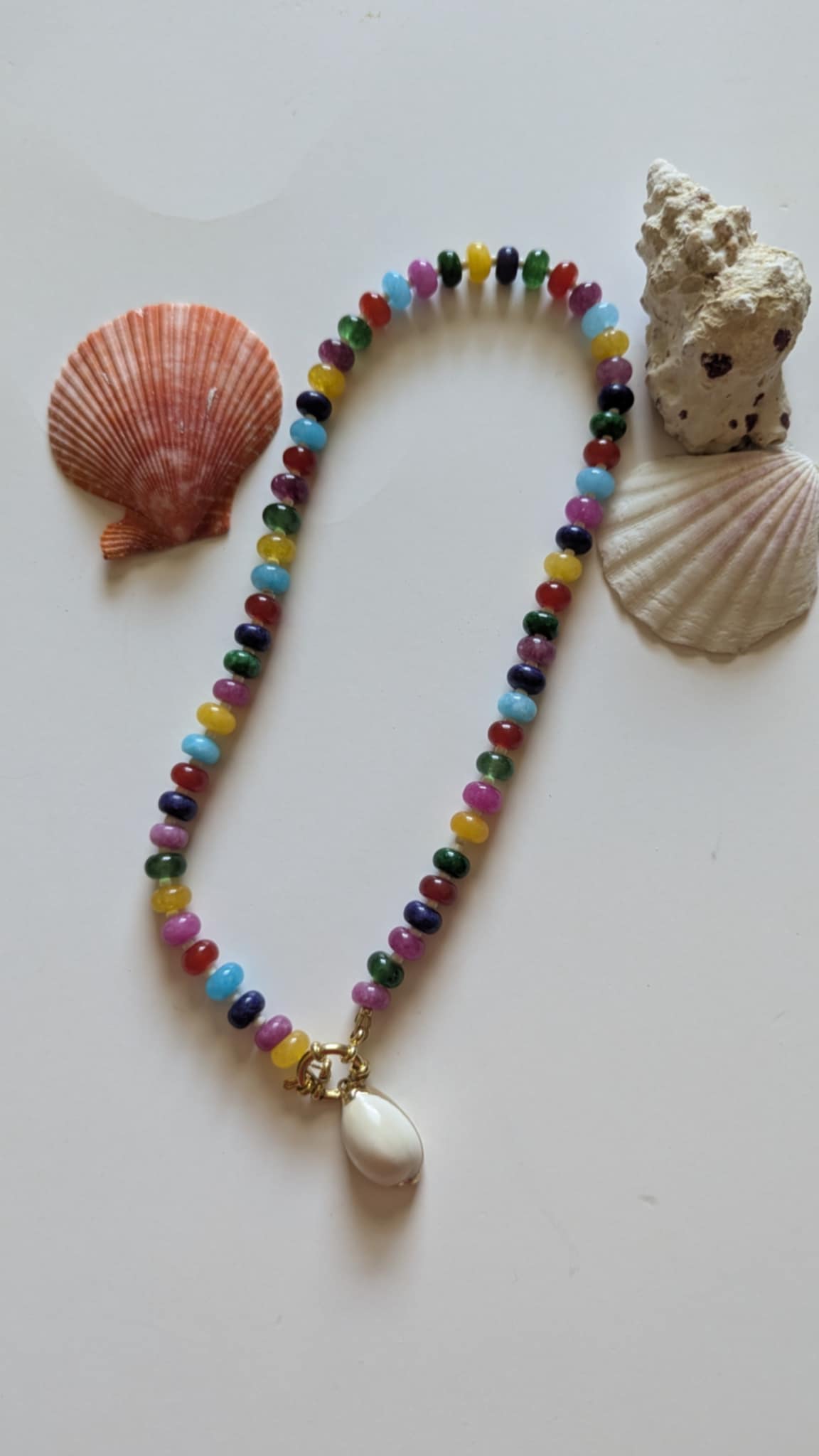 colorful gemstone beads