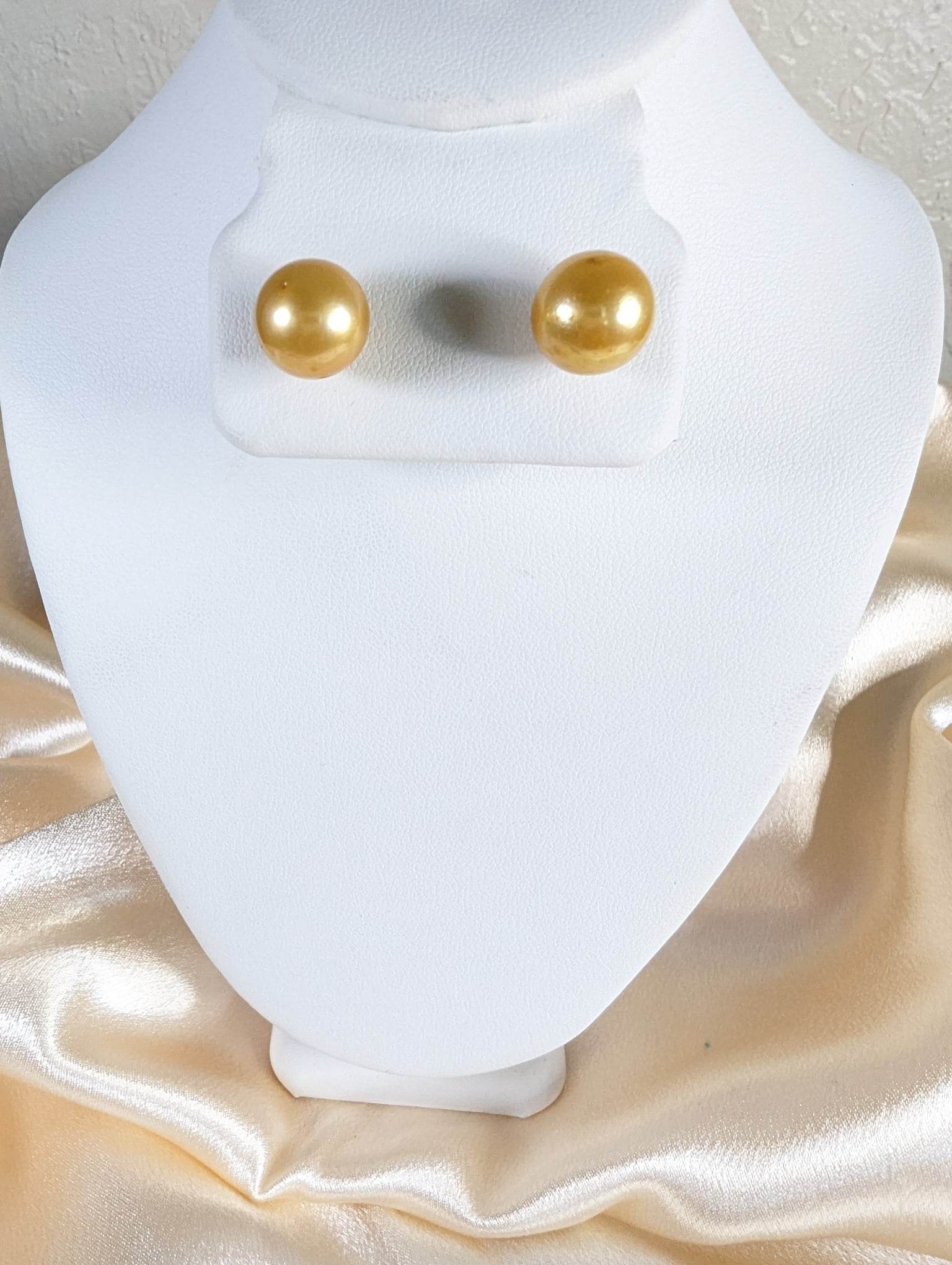 South Sea Pearl Stud Earrings with lifters