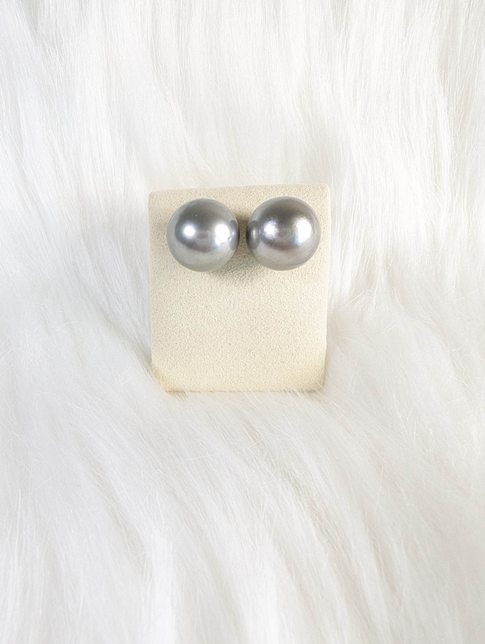 Magnificent 13mm South Sea Pearl Stud Earrings